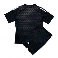 Camisa de time de futebol Real Madrid Goleiro Replicas 3º Equipamento Infantil 2023-24 Manga Curta (+ Calças curtas)